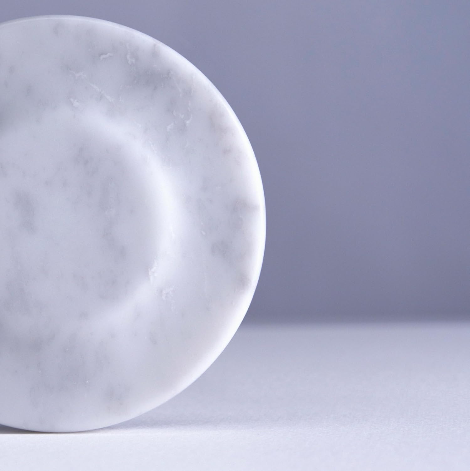 Einova Classic Stone – Marble Wireless Charging Pad Designed in Italy, Integrated 6 ft USB-C Cable, Smartphones, Wireless Earbuds, Smartwatches – White Carrara Marble - Image 4